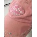 Justin Boots s Pink Rhinestone Embroider Employee Baseball Cap Hat  eb-11414278